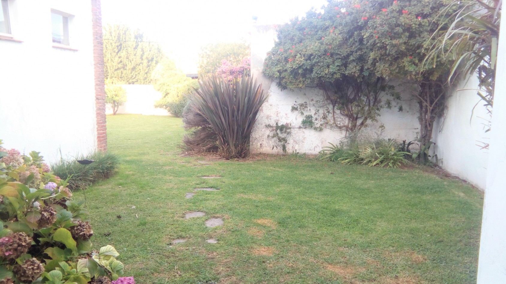 CASA CENTRICA DE TRES DORMITORIOS con JARDIN - EN ALQUILER