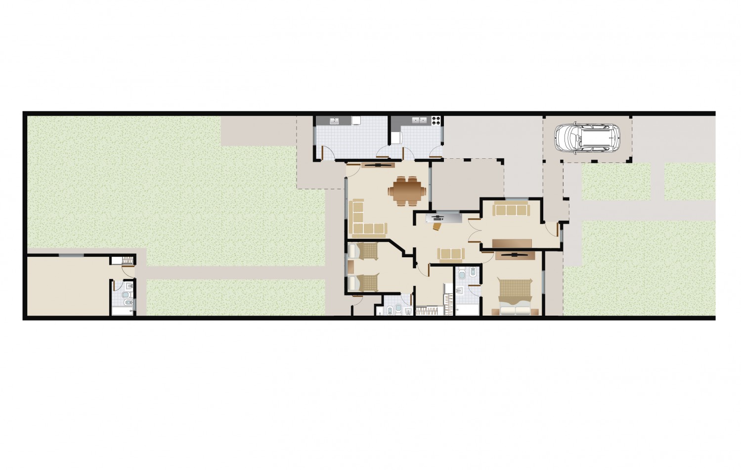 CASA DE DOS DORMITORIOS CON JARDIN - EN VENTA EN GENERAL PINTO