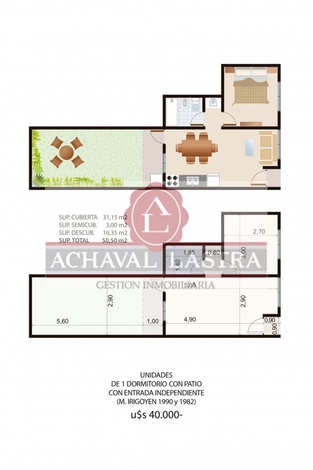 DEPTOS DE 1 DORMITORIOS - A ESTRENAR - EN VENTA